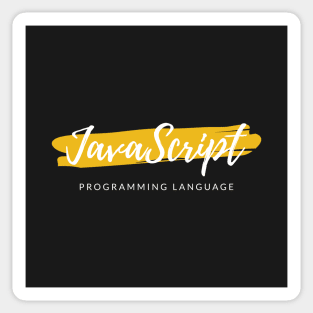 JavaScript Programming Language Paint Smear Sticker